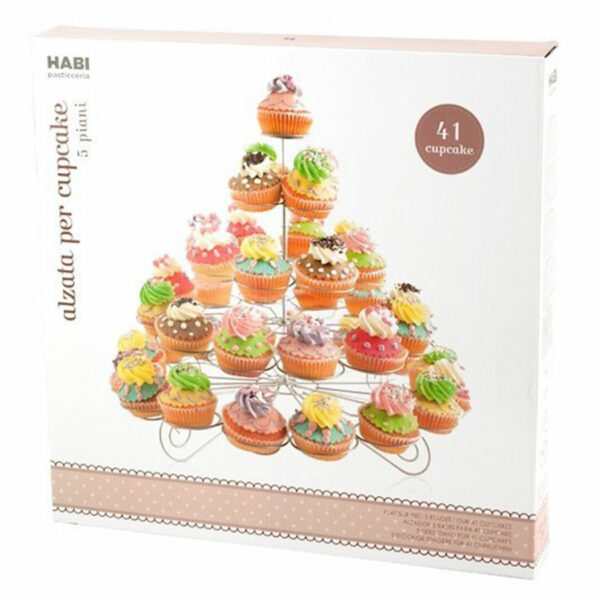 Alzata in metallo per 41 cupcake - immagine 2