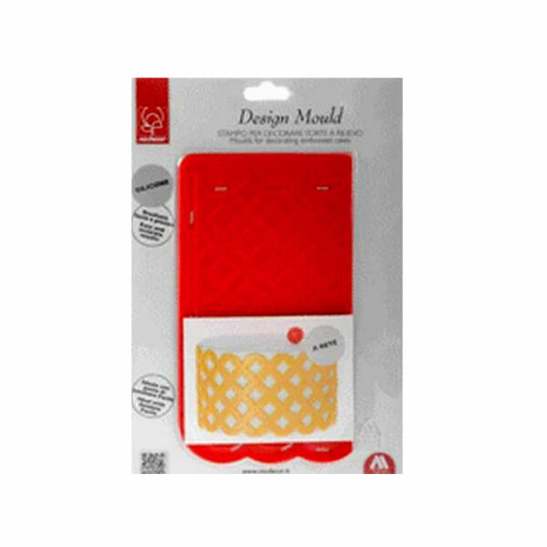 Stampo per decorare torte a rilievo rombi Modecor - immagine 2